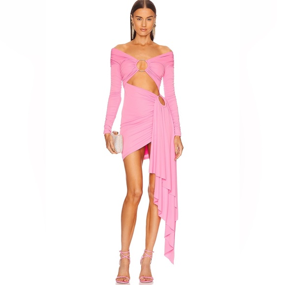 Michael Costello X Revolve Dresses & Skirts - X Revolve Kurt mini Dress in Pink Small